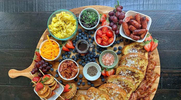 Pro Feature – A Beautiful, Tasty Breakfast Board By Shannon Of Tally Cheese Boards
