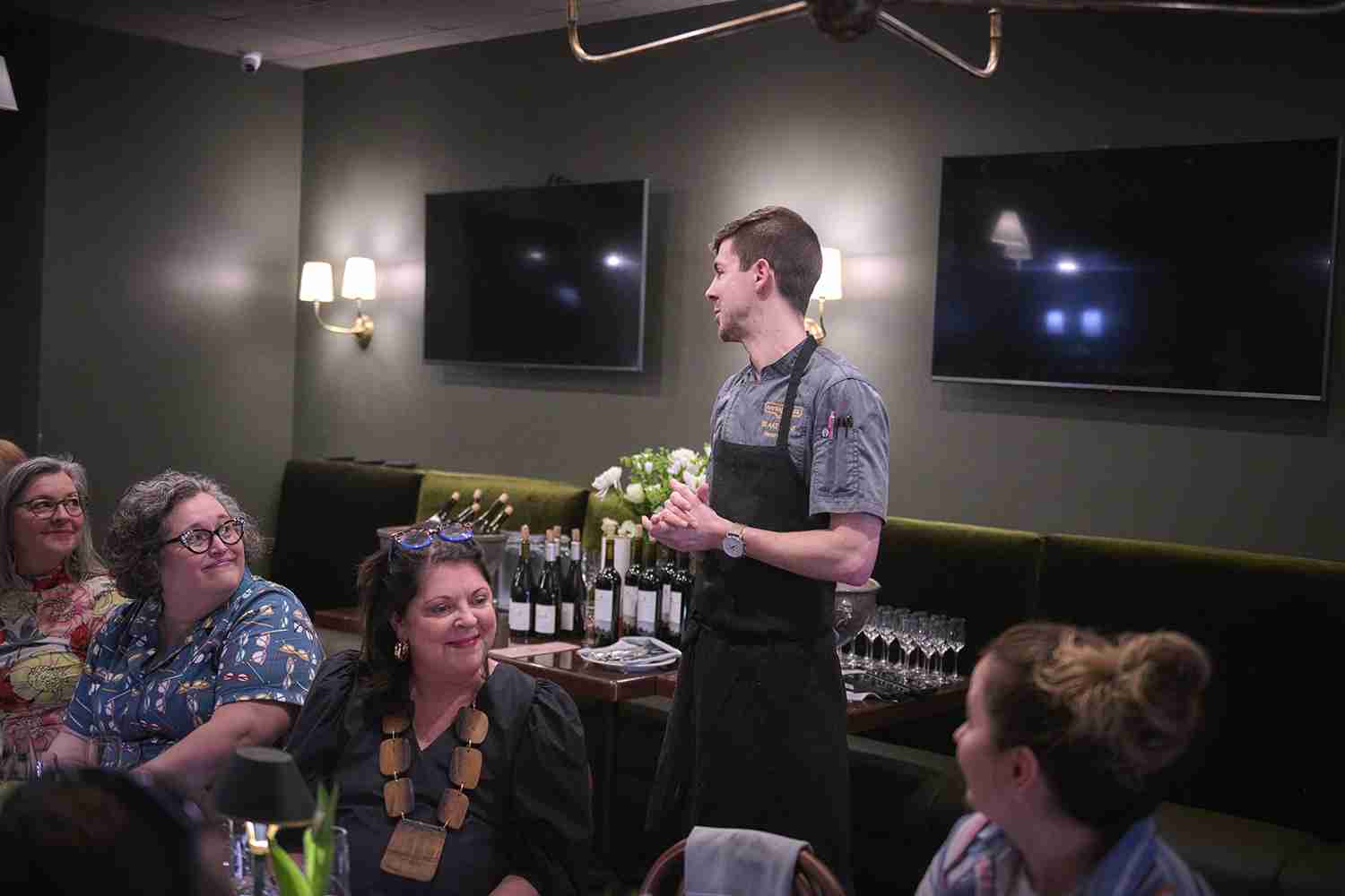 Executive Chef Blake Shine at the Tallahassee Foodies Hayward House Secret Dinner in Tallahassee